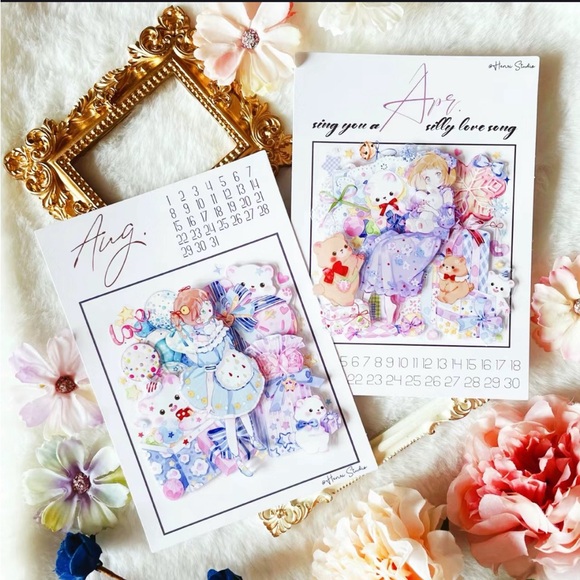 Waterproof PET Tape cute, lovely,Flower, journal sticker, Notebook, hand account - Picture 5 of 6